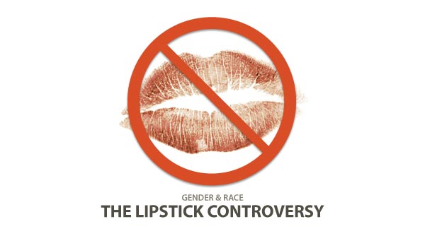 No Lipstick, please.